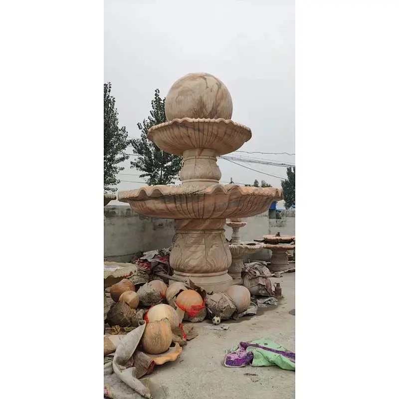 large outdoor granite Water Fountain