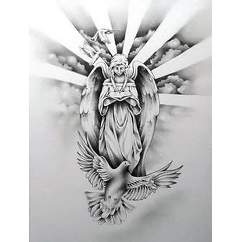 White Marble Angel Statue