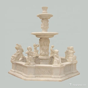 Waterfall Fountain Statue Sculpture/Marble Fountain Prices/Marble Water Fountain