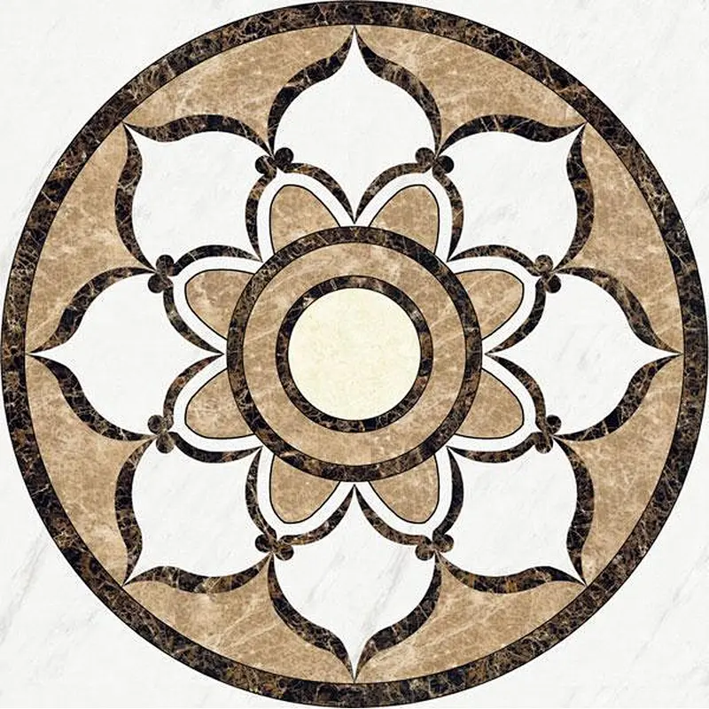 Medallion Tile/Lowes Medallion Floor/Waterjet Marble Medallion