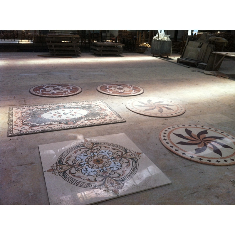 Medallion Tile/Lowes Medallion Floor/Waterjet Marble Medallion