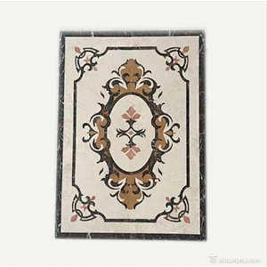 Rectangle Floor Medallion/Rectangle Marble Floor Medallions Patterns/Water Jet Marble Medallion