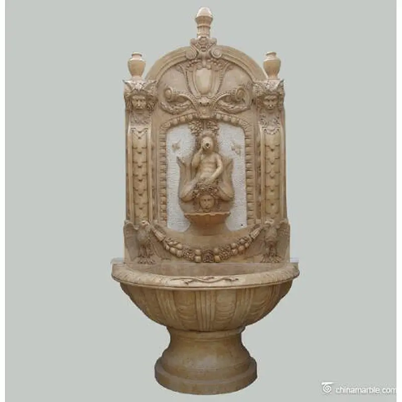 stone fountain water/lion head wall fountain/lion head water fountain