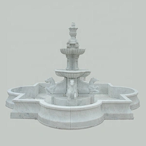 Stone Horse Fountain Bowls