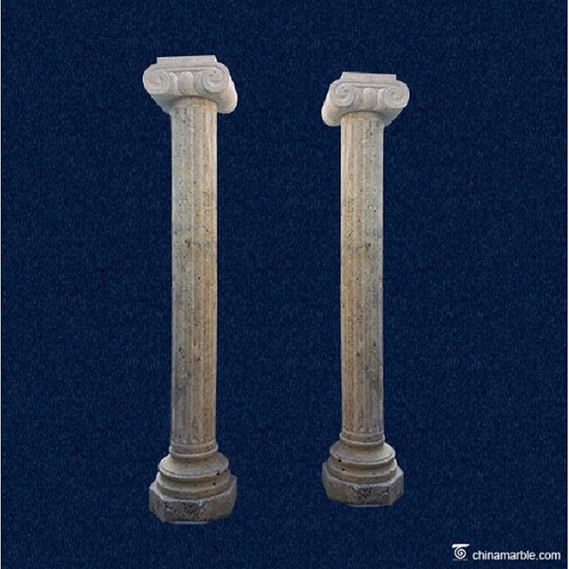 stone house pillar/natural stone gate pillar/stone column pillar