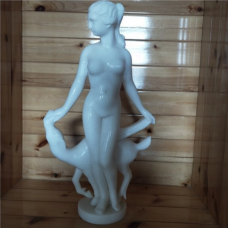 18 Hair Sexy Short Hair Asia Nude Girl Modern Sculpture