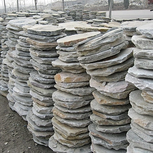 Natural Slate Outdoor Landscaping Round Shape Stepping Stone Garden Paving