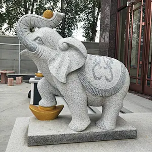 life size elephant sculpture/stone elephant sculpture/giant elephant statue