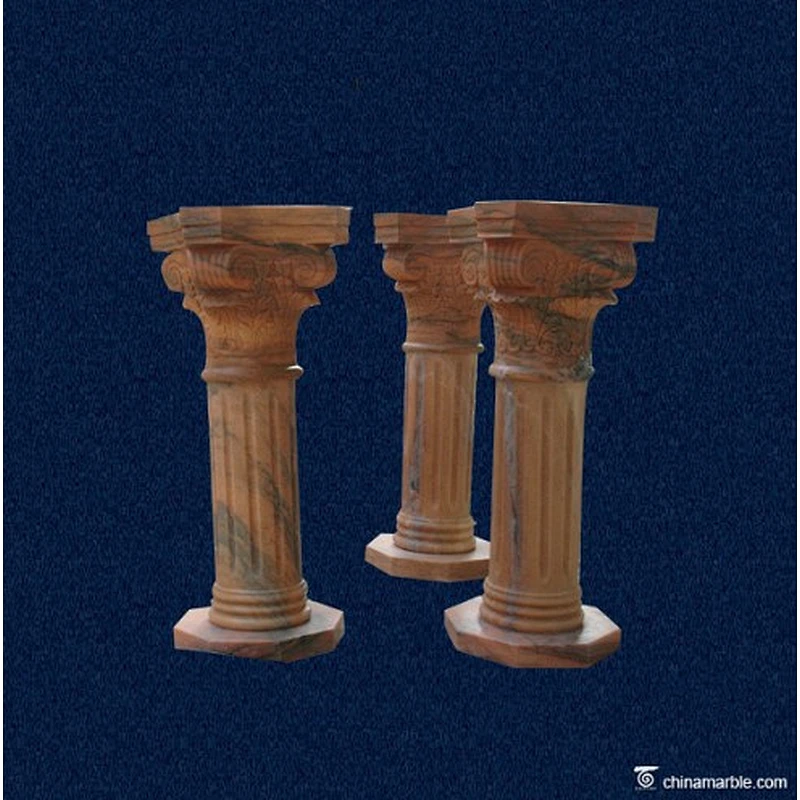garden stone column pergola/marble pillar cap/marble column