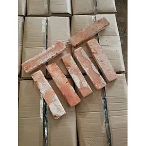 Old House Used Antiqu Looking Facial Wall Reclaimed Thin Clay Brick Tile