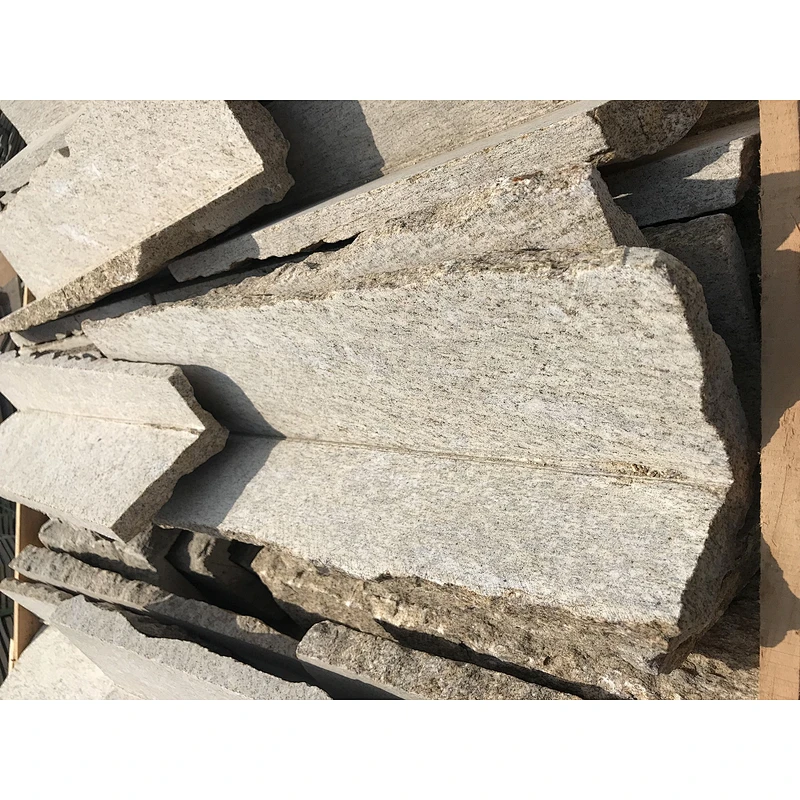 Tiger Skin Yellow Granite Wall Cladding Tiles Corners
