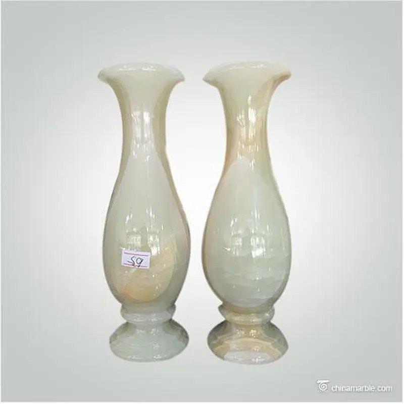 Home Decoration Onyx Stone Vase Handicraft Product Manufacturers