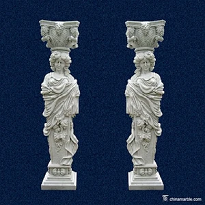 decorative marble column/interior decorative columns/decorative greek columns