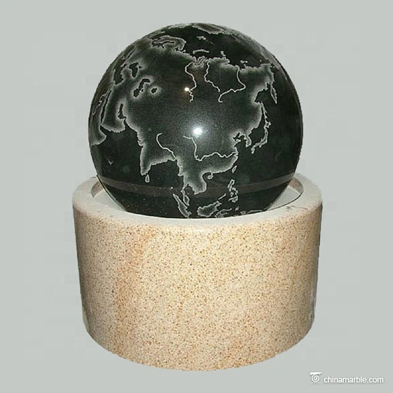 Fountain With Ball Rotating