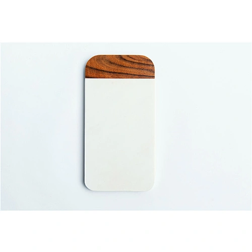 Marble mosaic acacia plate Rectangle  Plate Dish Stone tableware Non-perforable