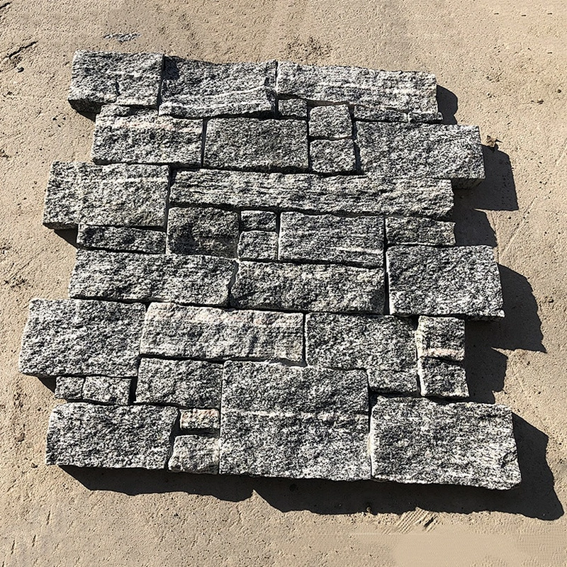Meshed Cement Back Rust Slate Natural Wall Cladding Culture Stacked Stone