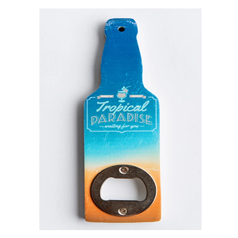 Promotion Gift Kitchen Multiple landscapes style Blue Bottle Opener