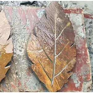 Rust Slate Stepping Stone Garden /Road Paving Stone