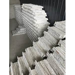 White Quartzite 8 Strips Interior Stone Veneer/White Quartz Stone Veneer/Culture Stone Natural