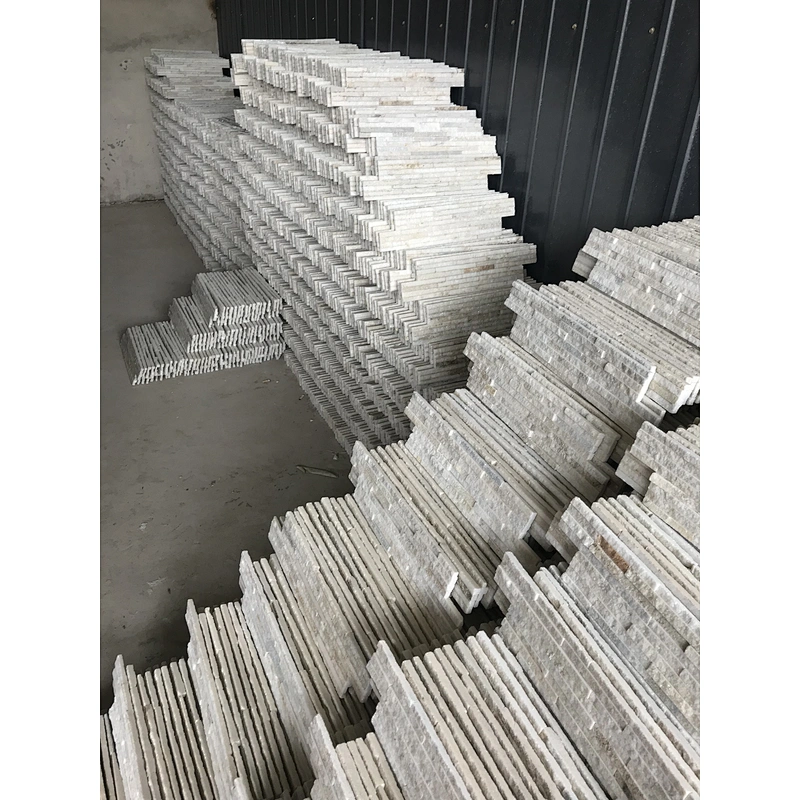 White Quartzite 8 Strips Interior Stone Veneer/White Quartz Stone Veneer/Culture Stone Natural