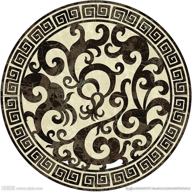 Marble Waterjet Medallion/Cheap Marble Mosaic Floor Medallion from China/Marble Medallion Tile Lowes