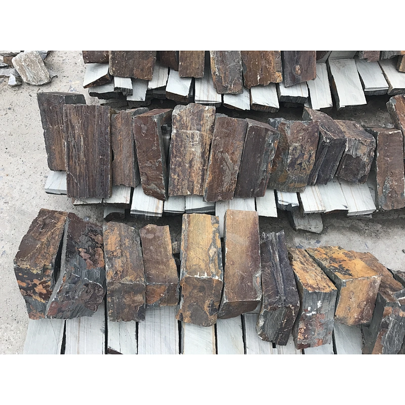 Rust Slate Dry Loose Stone Decorating Wall Stone/Stacked Stone Wall/Natural Stone Thin Veneer
