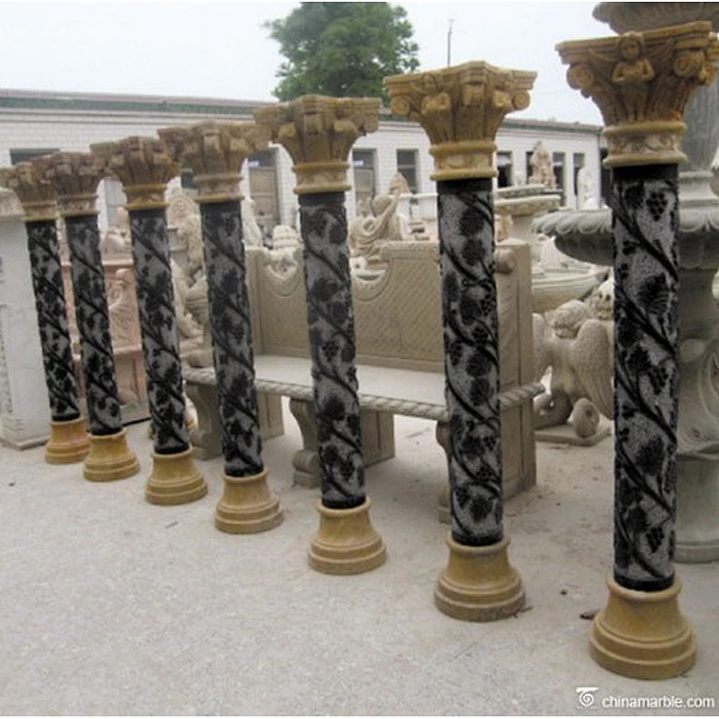 marble stone gate pillar design/building design pillar/ornamental pillar design