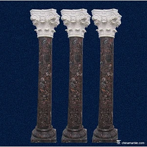 marble roman column/marble pillar design/stone gate pillar