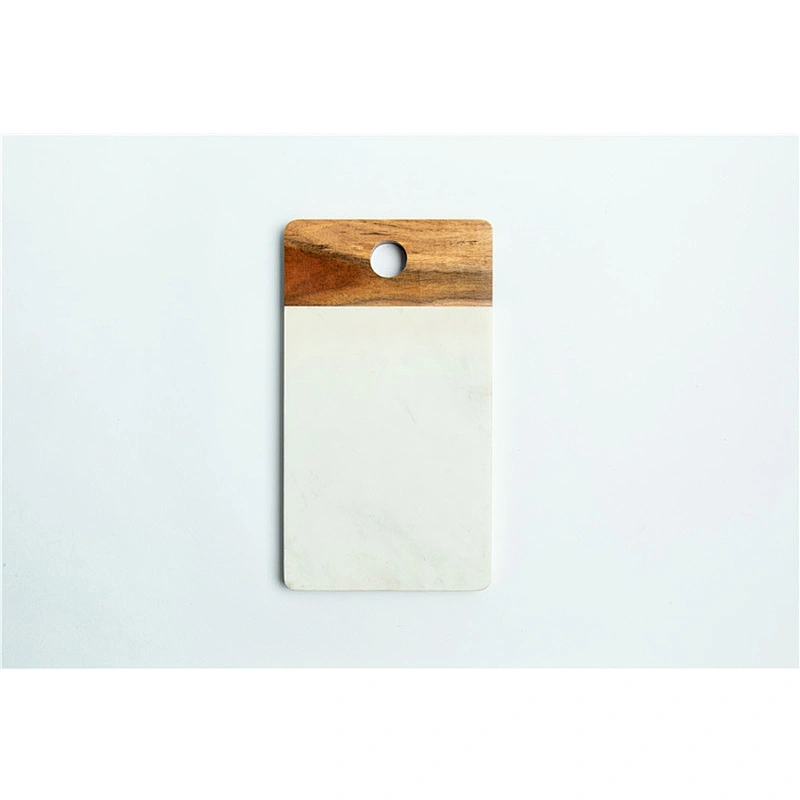 CHEAP kitchen supplies Marble mosaic acacia plate Rectangle  Plate Dish Stone tableware