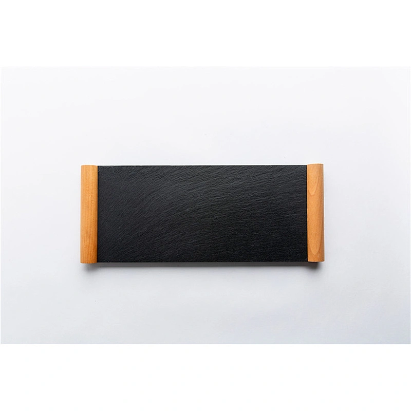 CHEAP kitchen supplies Slate tray Rectangle  Plate Dish Stone tableware Plate
