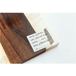 CHEAP kitchen supplies Marble mosaic acacia plate Irregular Plate Dish Stone tableware Dark wood grain Light wood grain