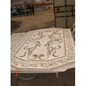 Tile Round Mosaic Medallion Floor Patterns/Marble Mosaics Medallion