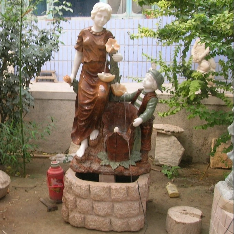 French Water Fountain Statues