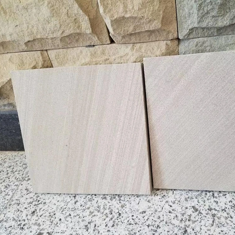 Chinese Exterior decoration Gray Stripe Sandstone