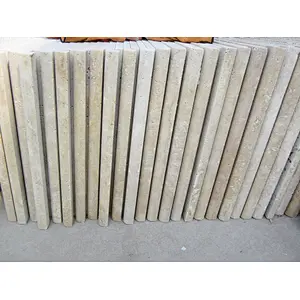 Beige China Bullnose Travertine Swimming Pool Coping Paver