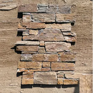 Cement Meshed Stone Veneer for Wall Cladding Panels