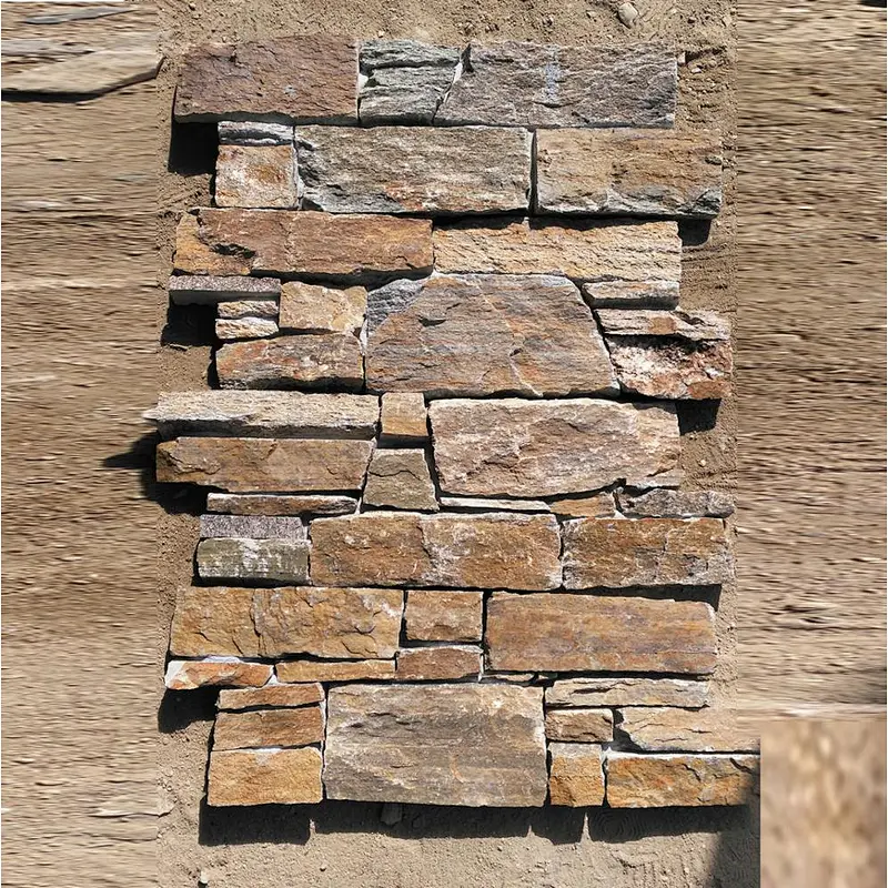 Cement Meshed Stone Veneer for Wall Cladding Panels