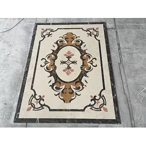 Waterjet Medallion/Tile Medallions/Tile Round Mosaic Medallion Floor Patterns
