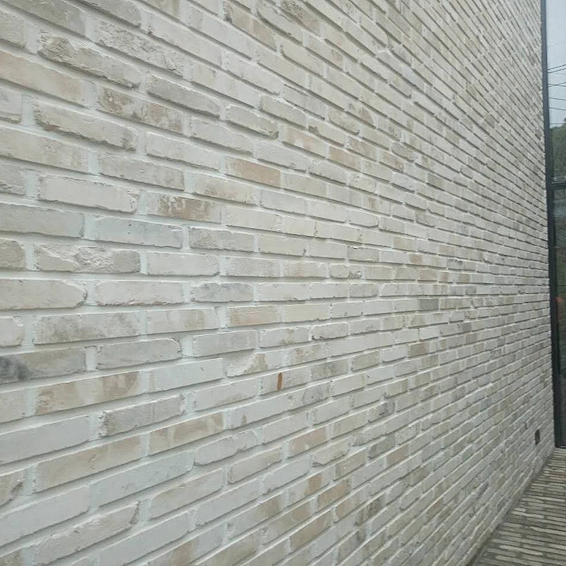 Handmade Grey Black Interior Old Style Stone Decor Flexible Eco Thin Brick