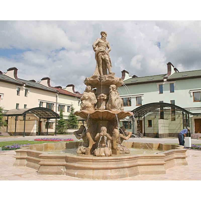 large outdoor water fountains