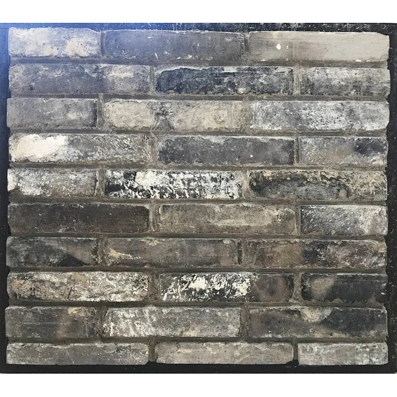 Used Clay  Reclaimed Grey Thin  Bricks for Landscaping Building Wall