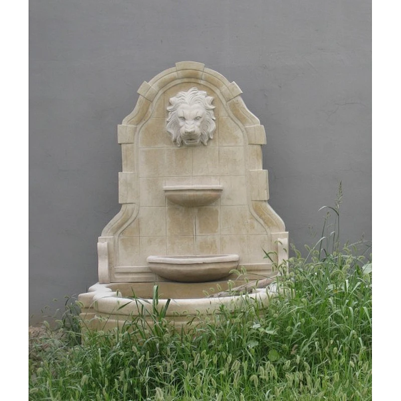 stone fountain water/lion head wall fountain/lion head water fountain