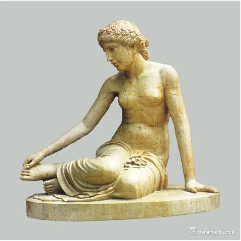lady figure statue/young nude lady statue/naked lady statue