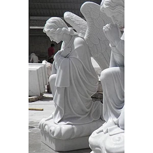 Kneeling Life Size Angel Statue Large