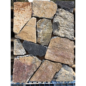 Fireproof Decorative Multicolor Culture Wall Natural Cladding Stone