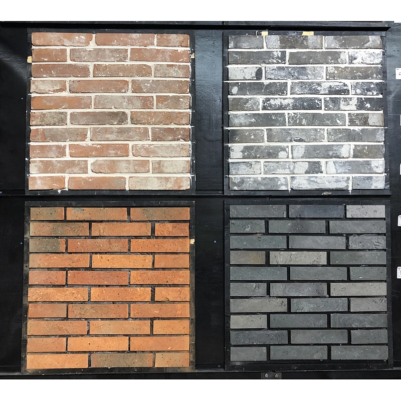 Red Old Thin Corner Brick