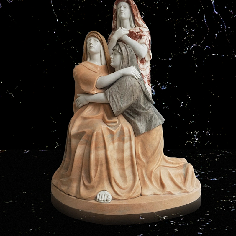 sister statue/outdoor decoration sculpture/large outdoor sculptures