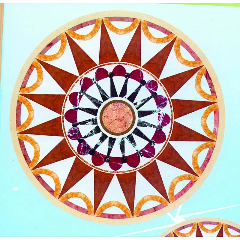 Water Jet Medallion/Water Cut Floor Medallion/Marble Floor Medallions Patterns