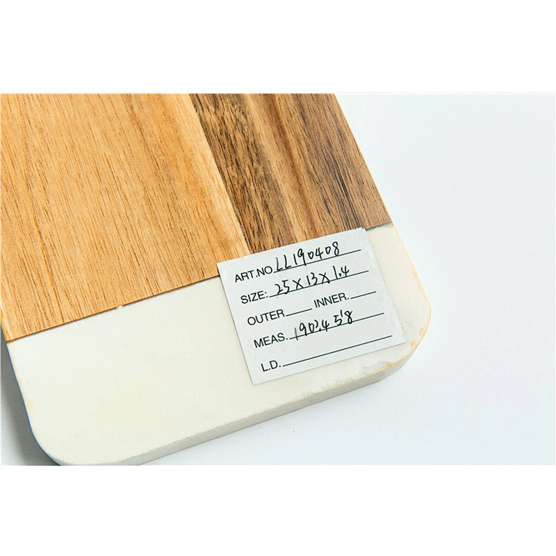 CHEAP kitchen supplies Marble mosaic acacia plate Irregular  Plate Dish Stone tableware Perforated plug decoration