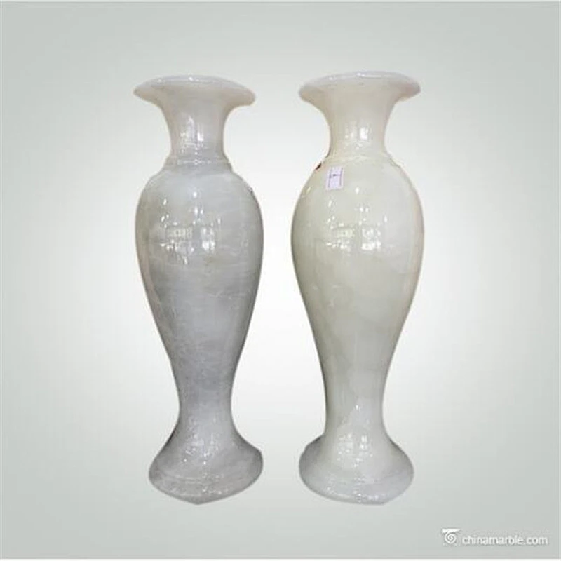 Pakistan Wholesalers Handicraft Polished Onyx Marble Flower Vase